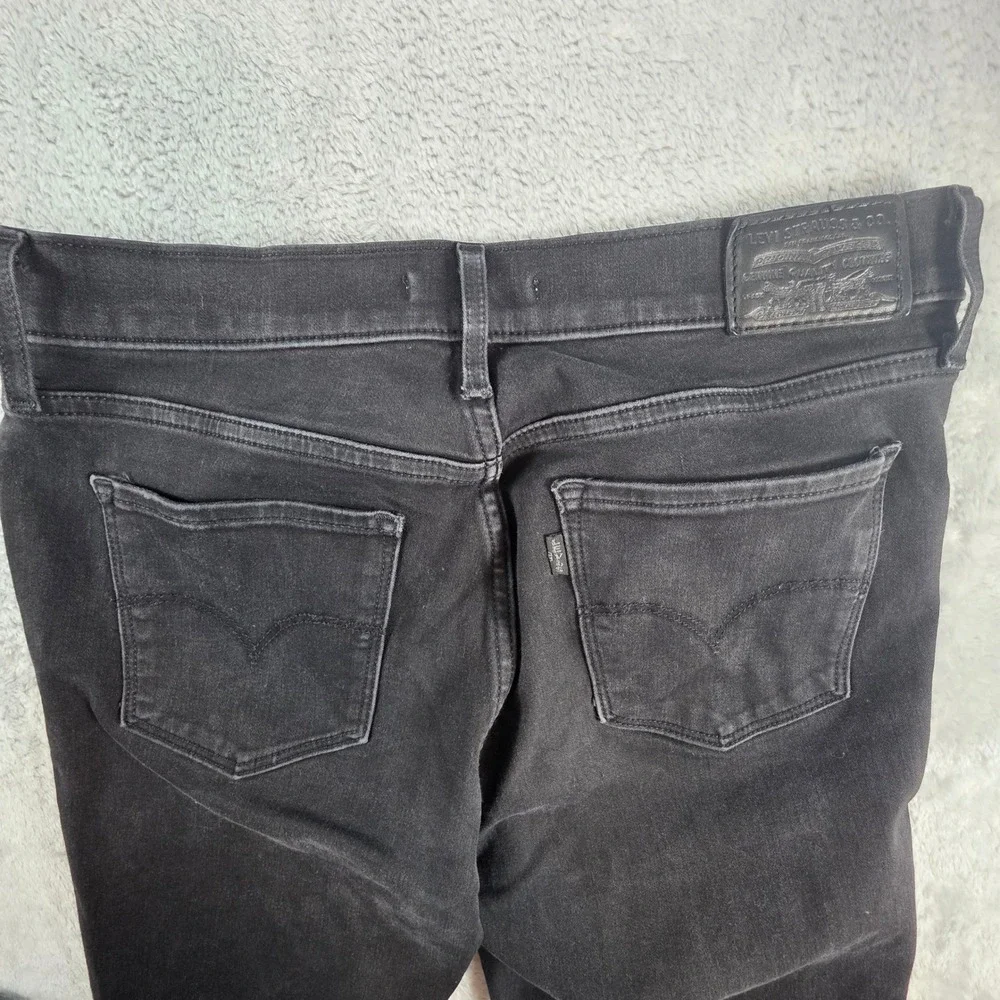 Levi's Women 29 Black 311 Shaping Skinny Jeans Premium Mid Rise Stretch‎